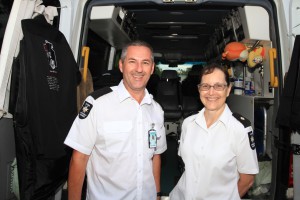 Martin Anderson and Lorina Knox, volunteer Ambulance Officers on The Borella Ride